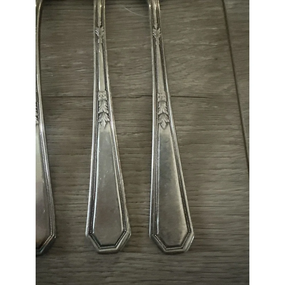 6 PCs INTERNATIONAL SILVER Mayfair Dinner‎ Forks Silverplate Silver Plate Rogers